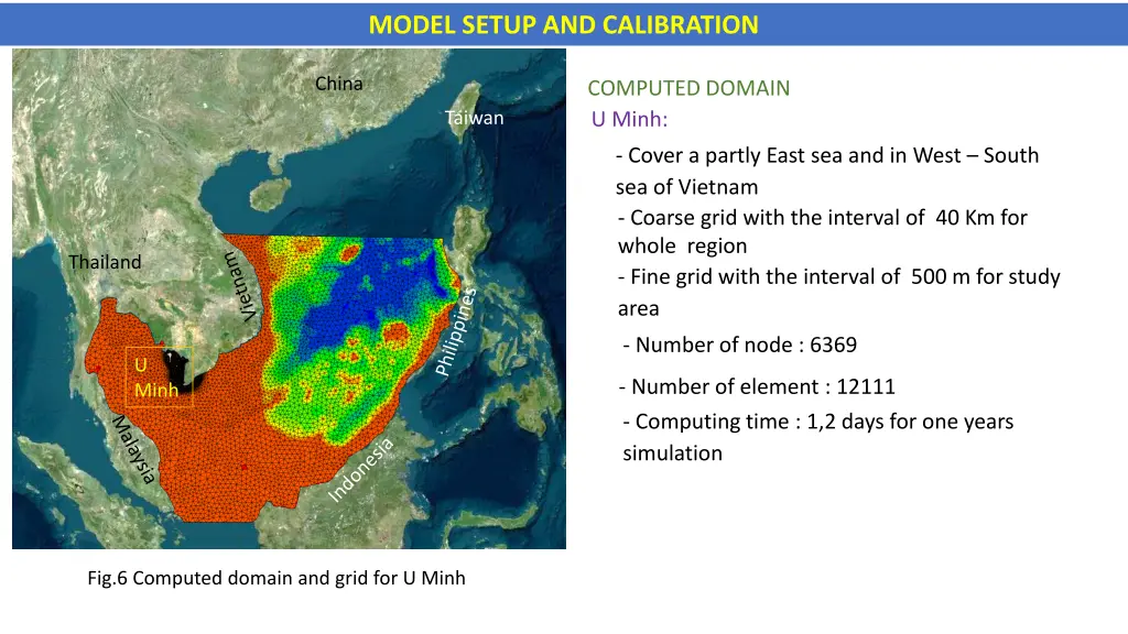 model setup and calibration 2