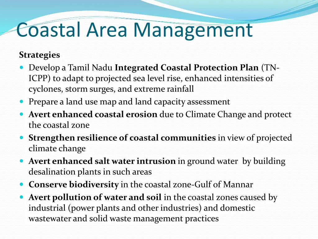 coastal area management 2