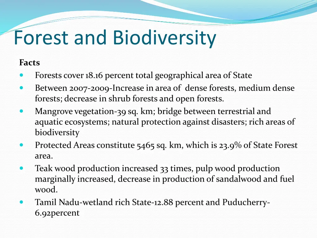 forest and biodiversity