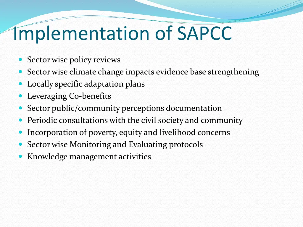 implementation of sapcc