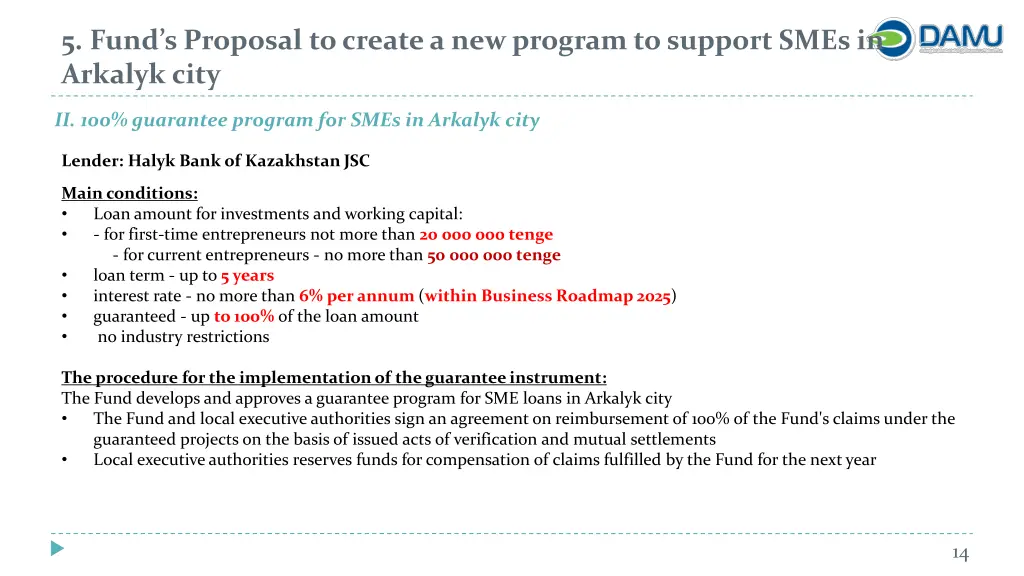 5 fund s proposal to create a new program 2