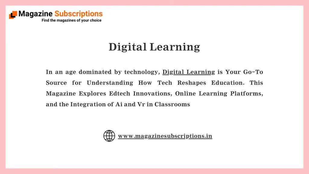 digital learning