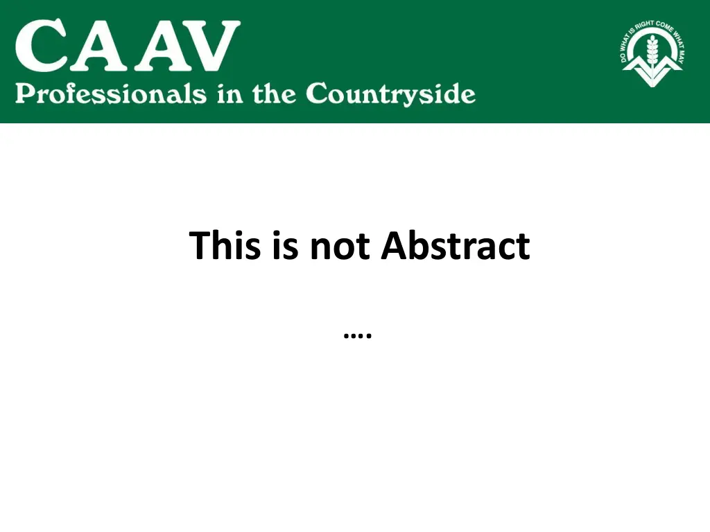 this is not abstract