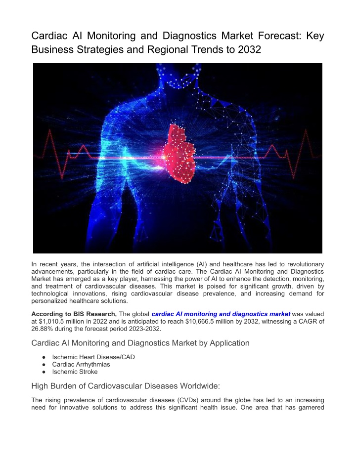 cardiac ai monitoring and diagnostics market