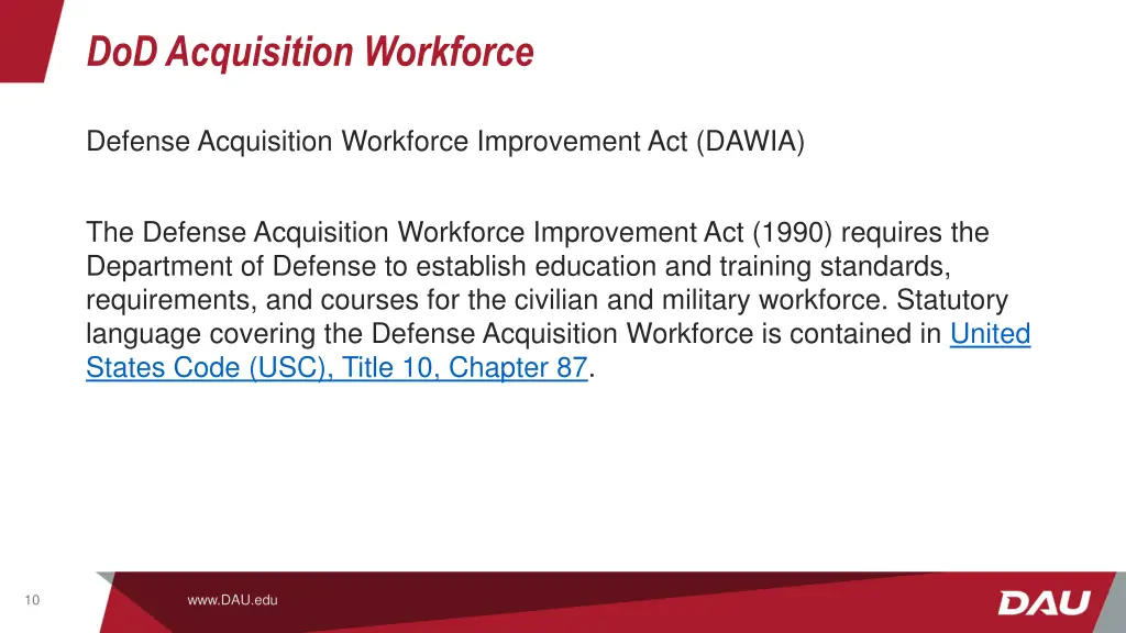 dod acquisition workforce