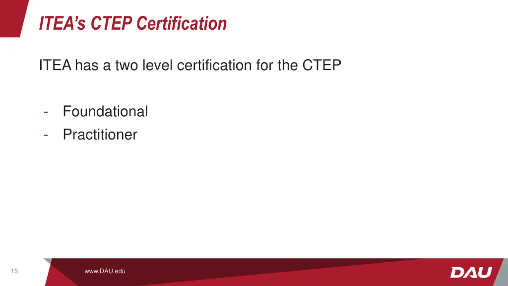 itea s ctep certification