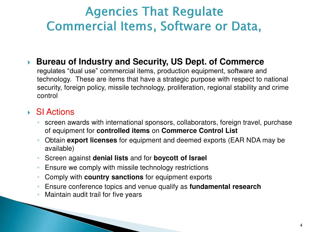 bureau of industry and security us dept