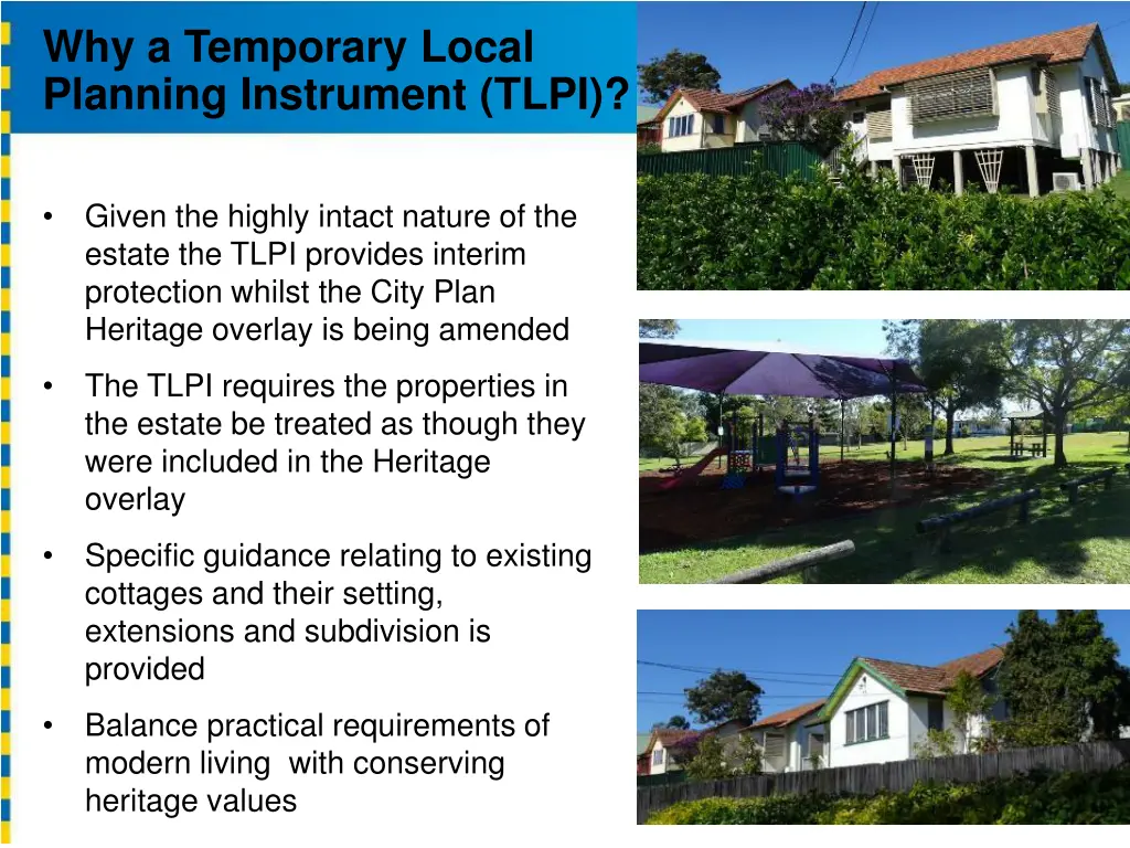 why a temporary local planning instrument tlpi