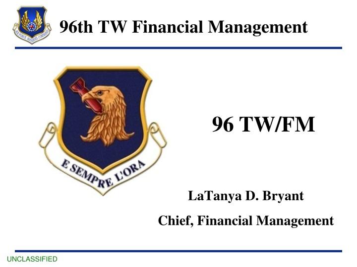 96th tw financial management