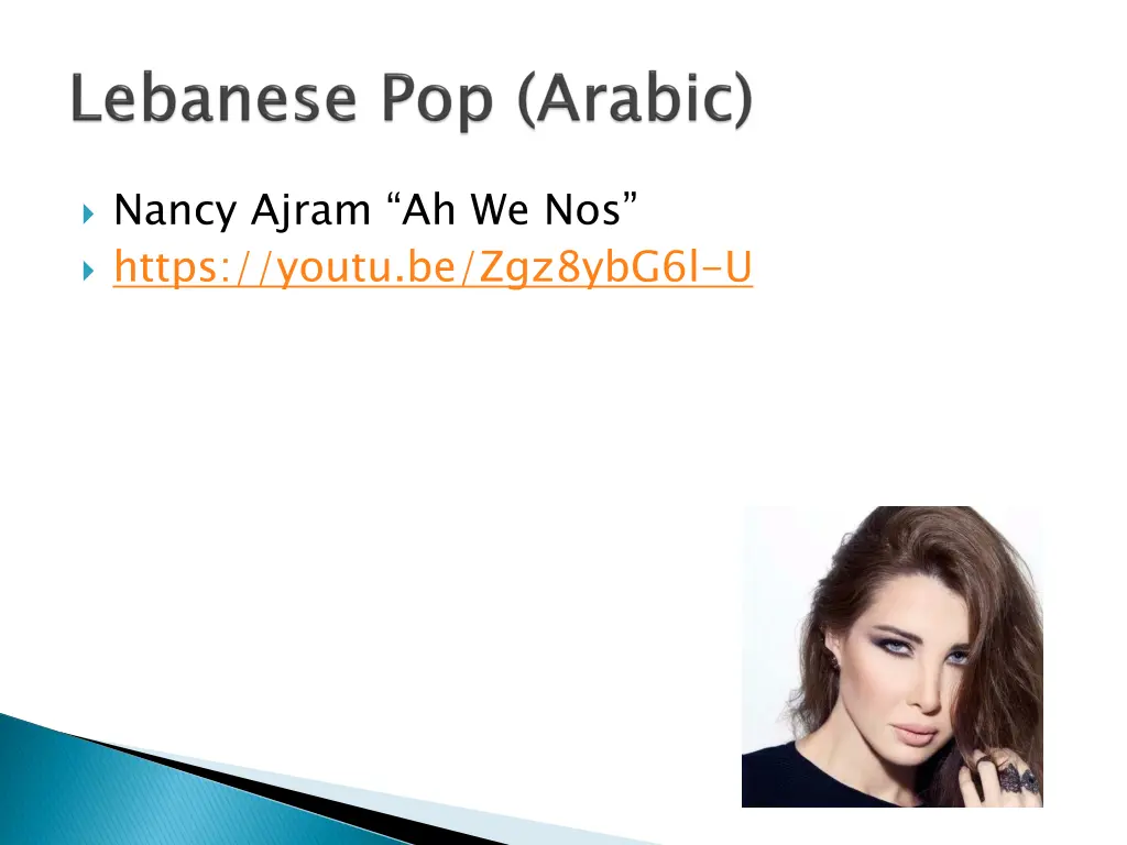 nancy ajram ah we nos https youtu be zgz8ybg6l u