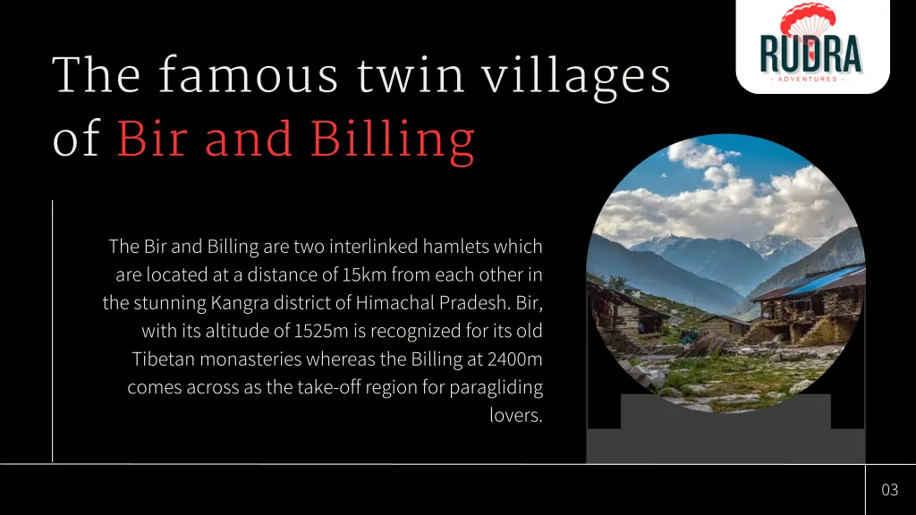 the famous twin villages of bir and billing
