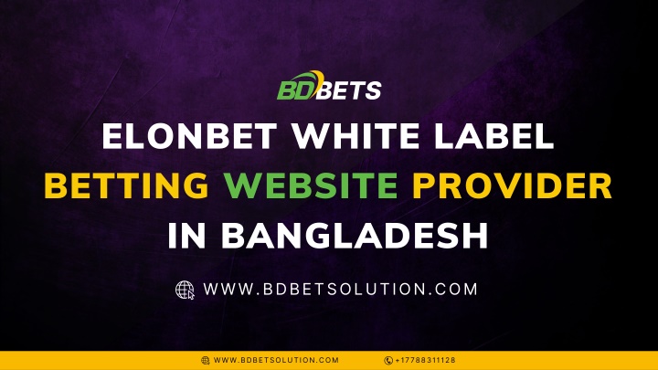 elonbet white label betting website provider