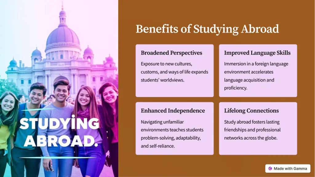 benefits of studying abroad