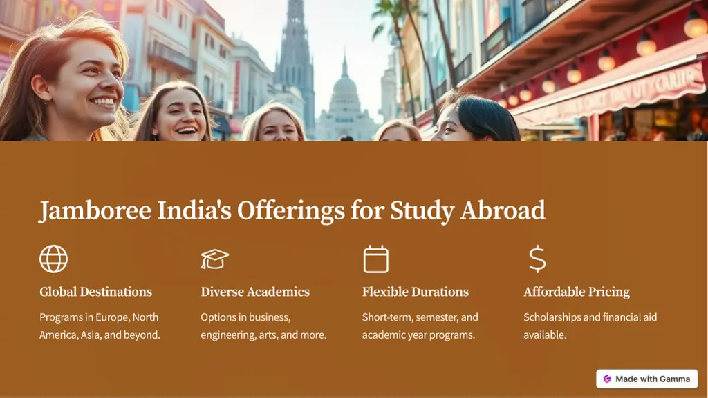 jamboree india s offerings for study abroad