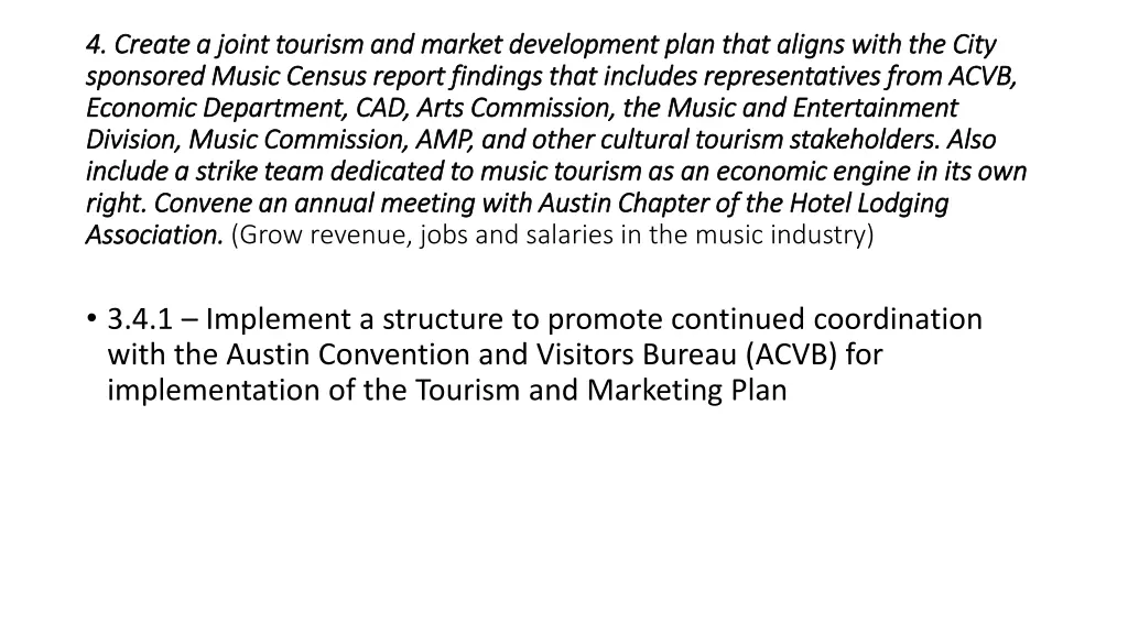 4 create a joint tourism and market development