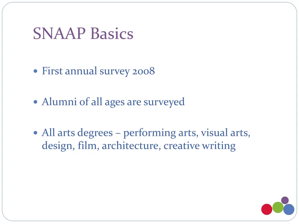 snaap basics