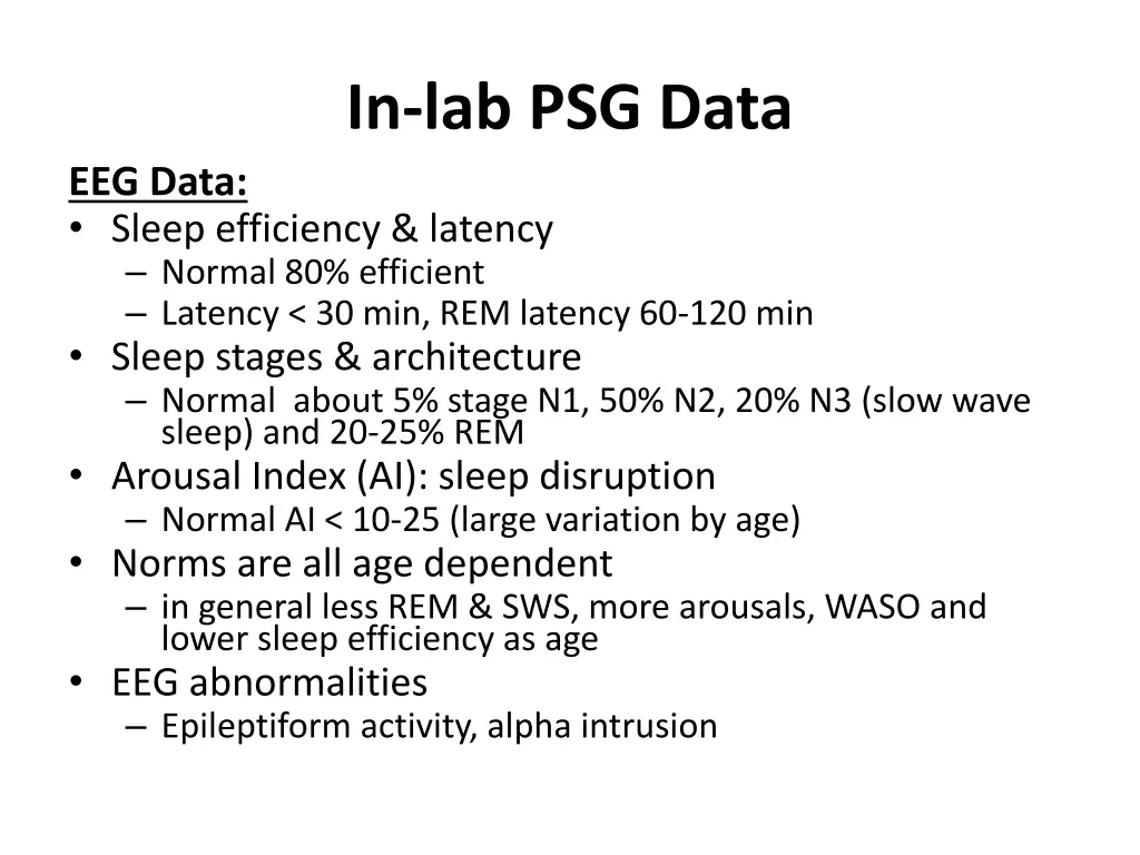 in lab psg data 1