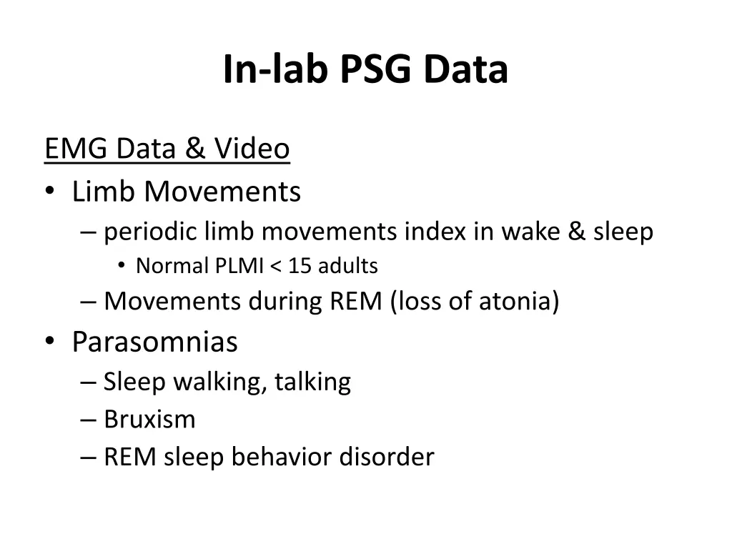 in lab psg data 2