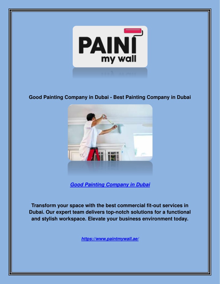 good painting company in dubai best painting