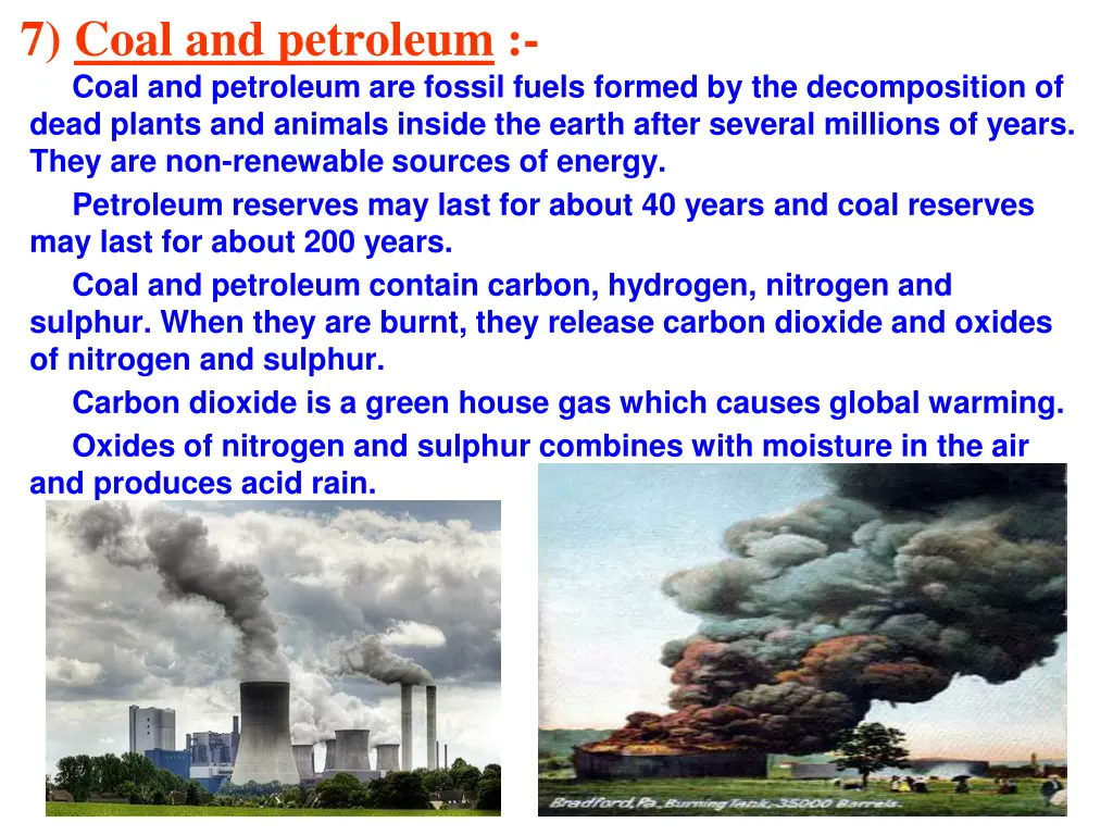 7 coal and petroleum coal and petroleum