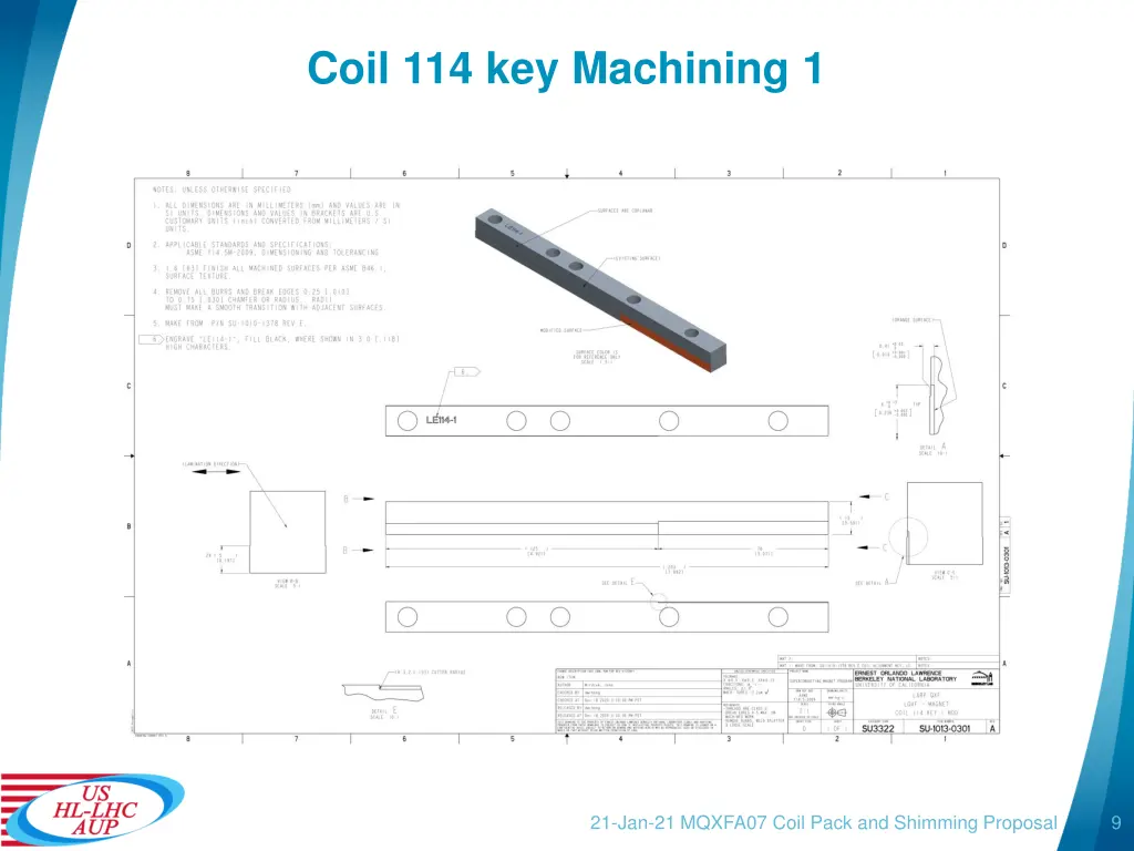 coil 114 key machining 1