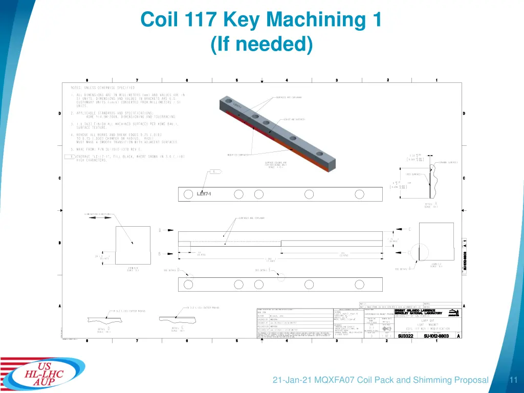 coil 117 key machining 1 if needed