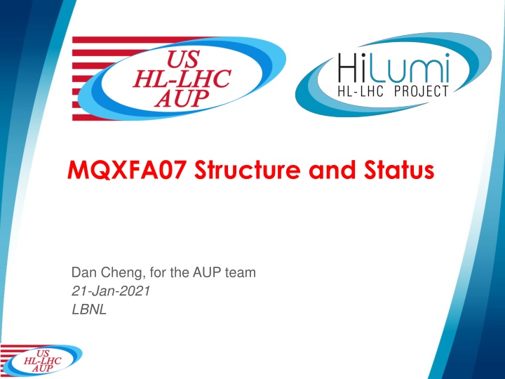 mqxfa07 structure and status