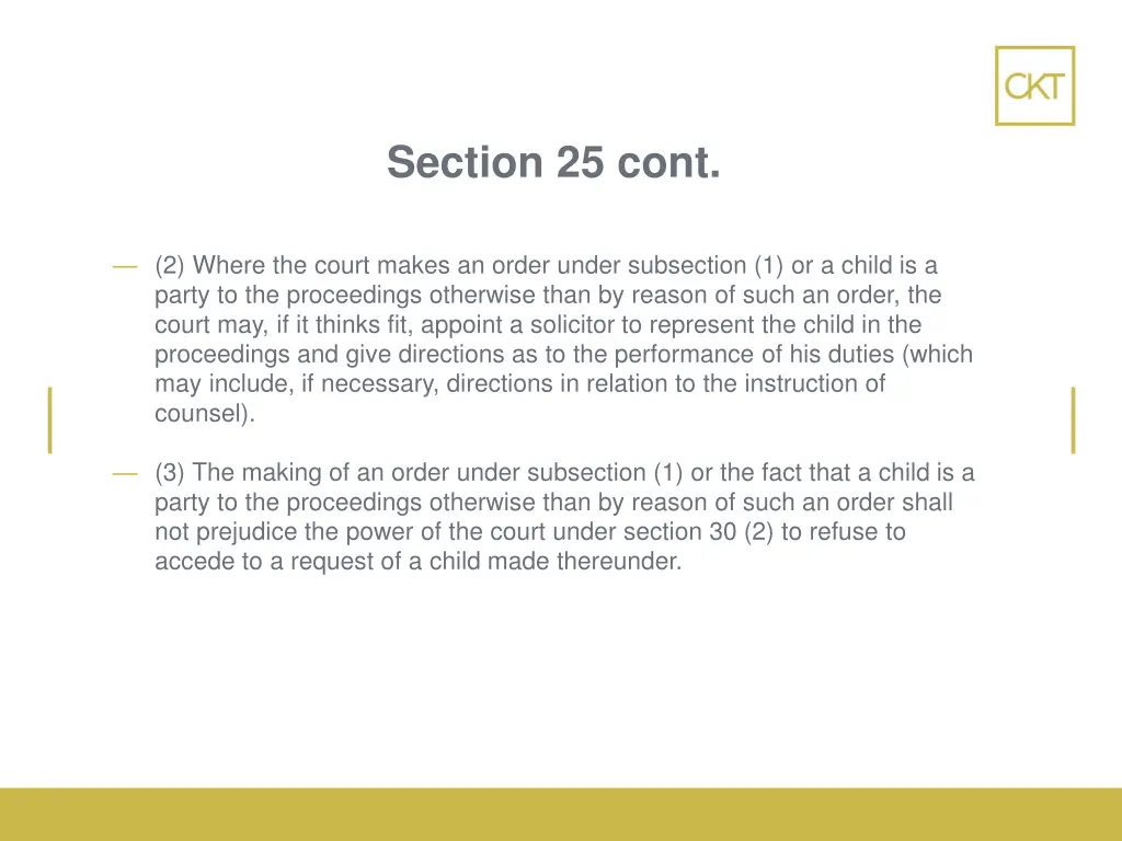 section 25 cont