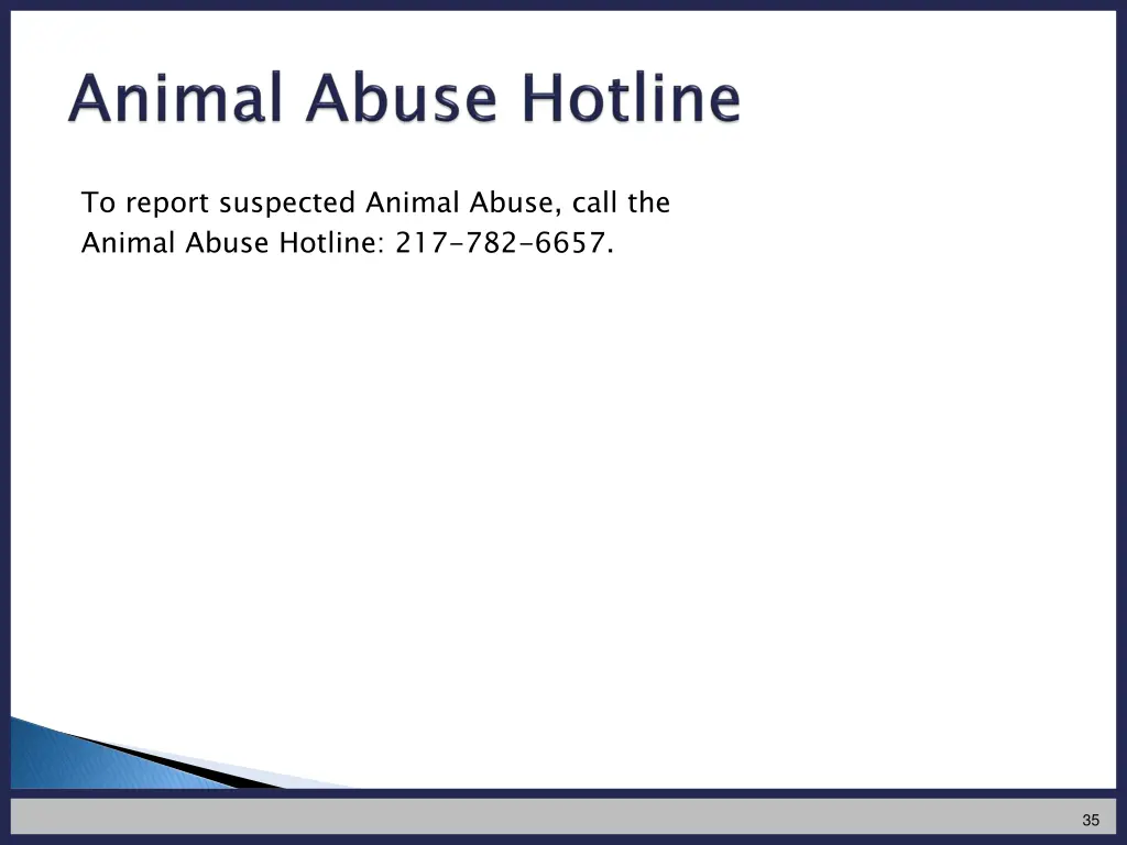 to report suspected animal abuse call the animal