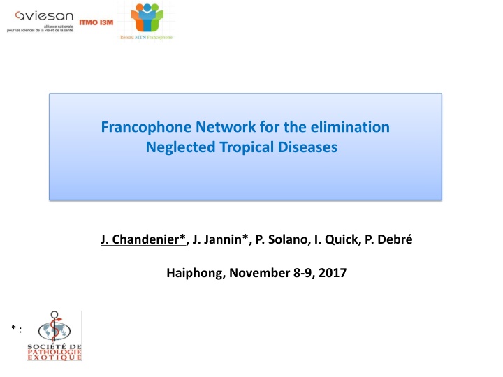 francophone network for the elimination neglected