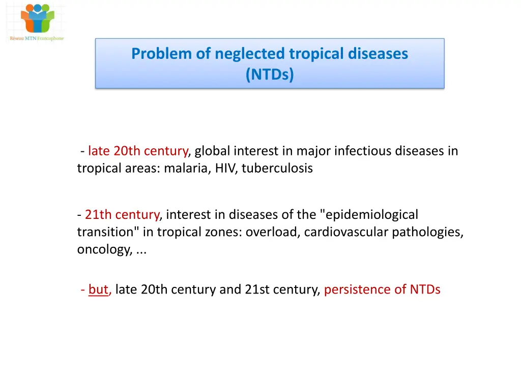 problem of neglected tropical diseases ntds