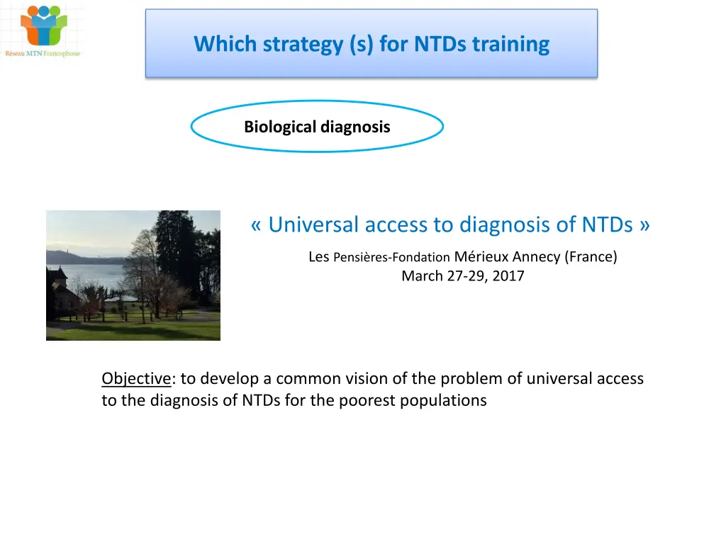 which strategy s for ntds training