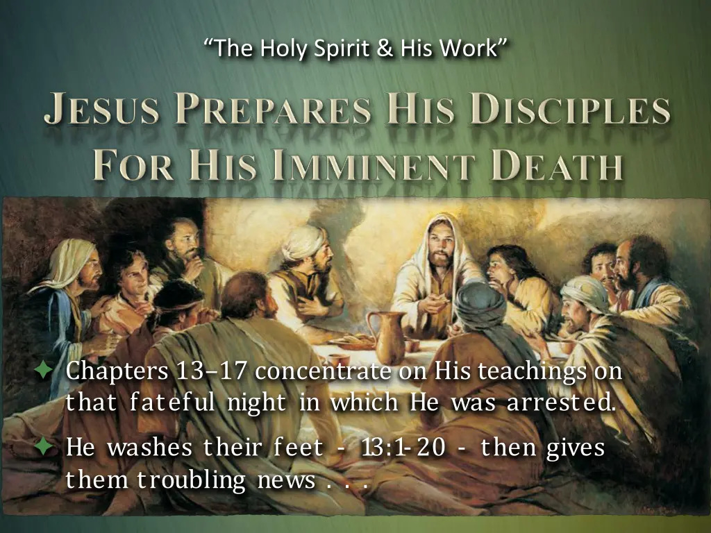 the holy spirit his work 1