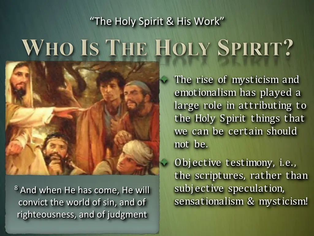 the holy spirit his work 4