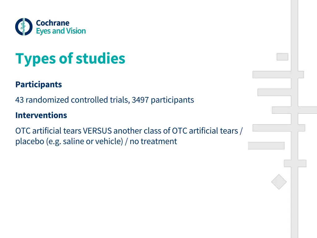 types of studies