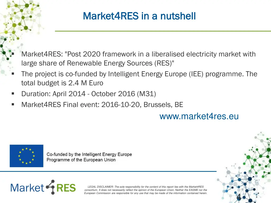 market4res in a nutshell market4res in a nutshell