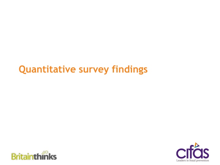 quantitative survey findings