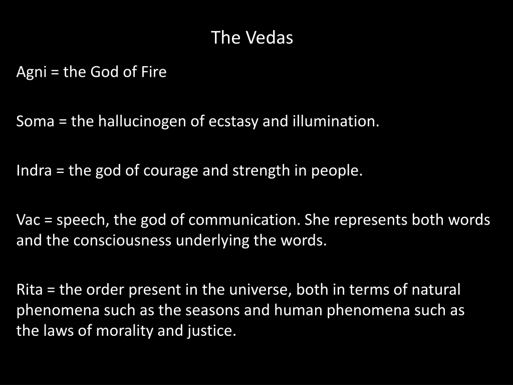 the vedas