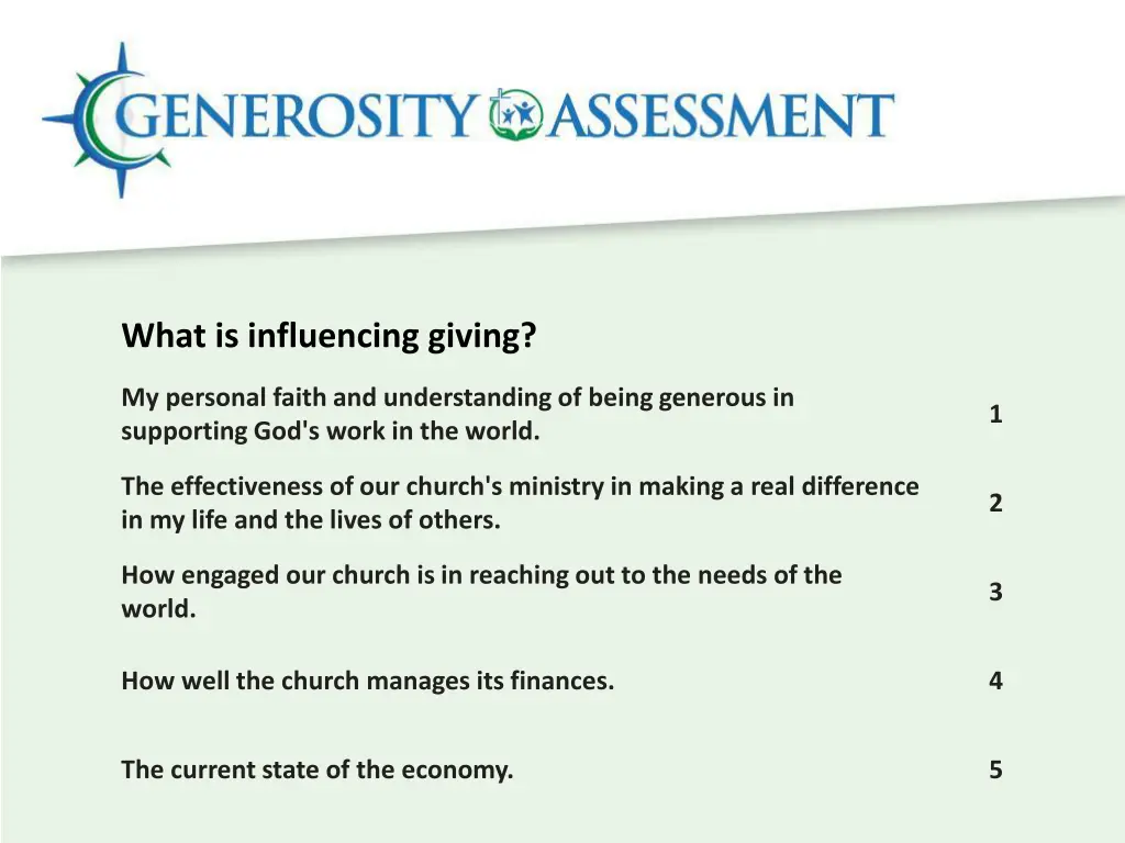 what is influencing giving