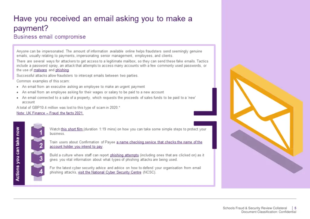 have you received an email asking you to make