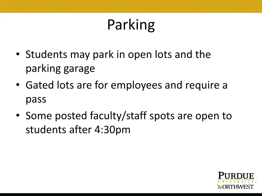 parking