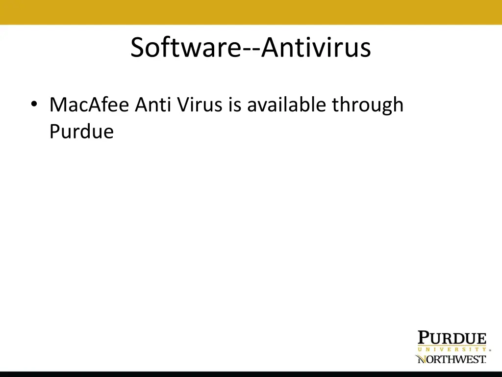 software antivirus