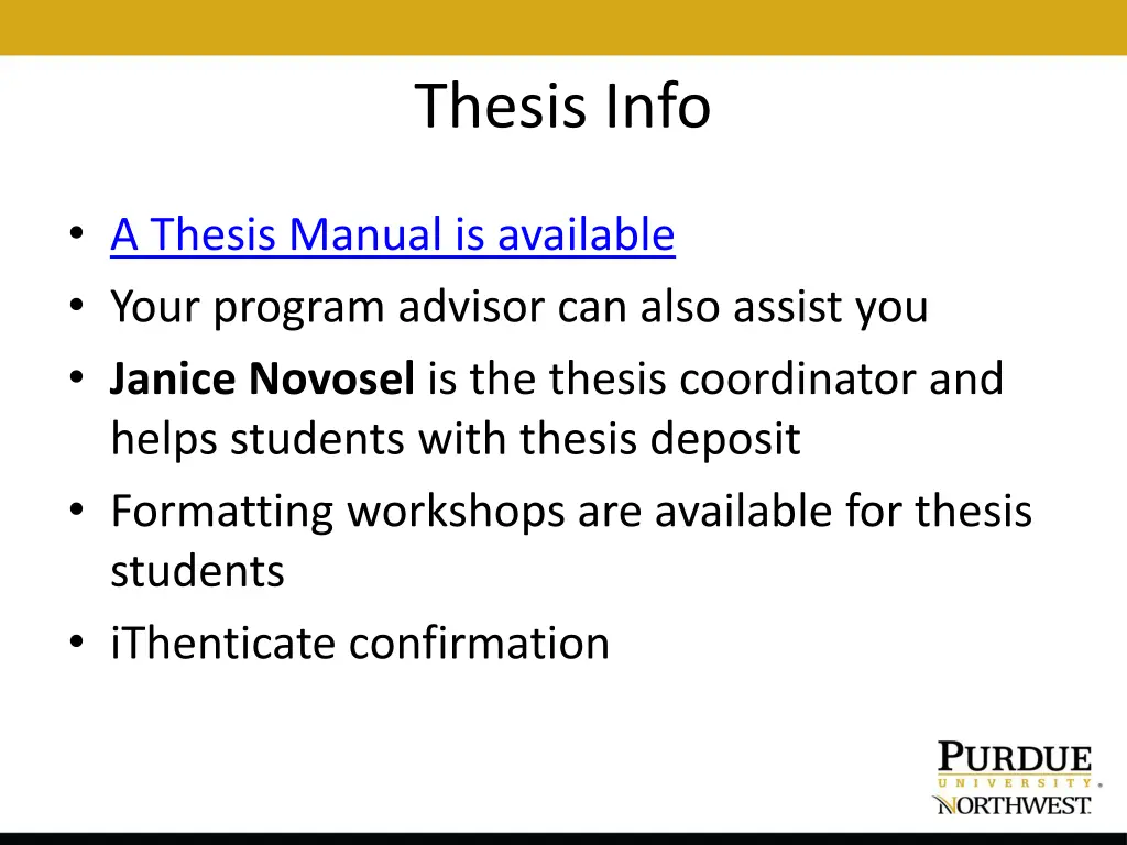 thesis info