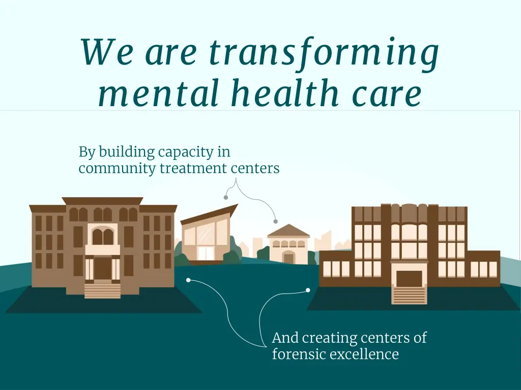 we are transforming mental health care