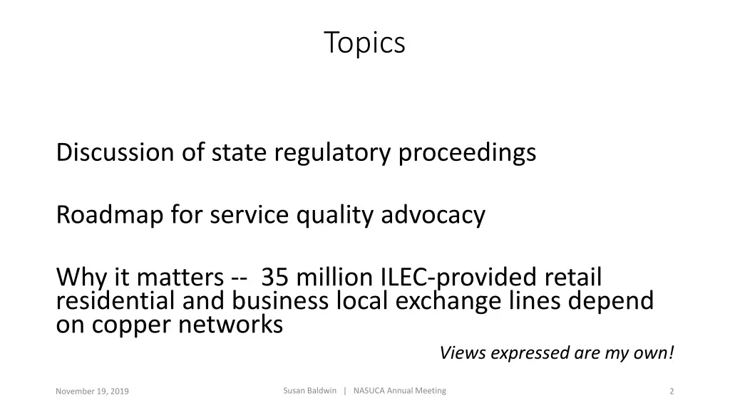 topics
