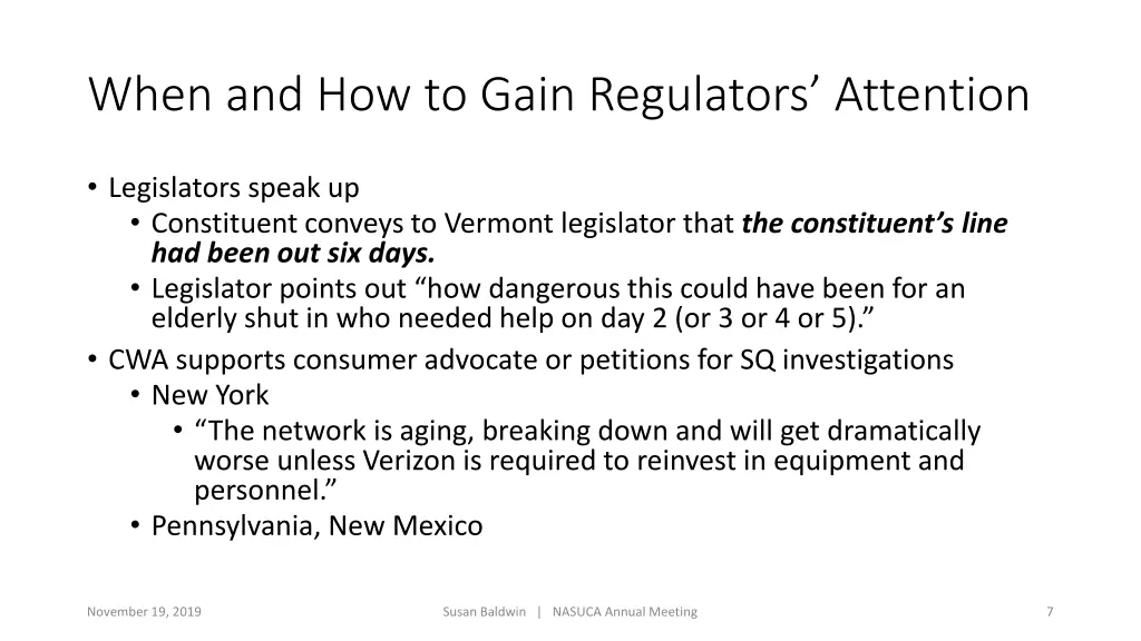 when and how to gain regulators attention 2