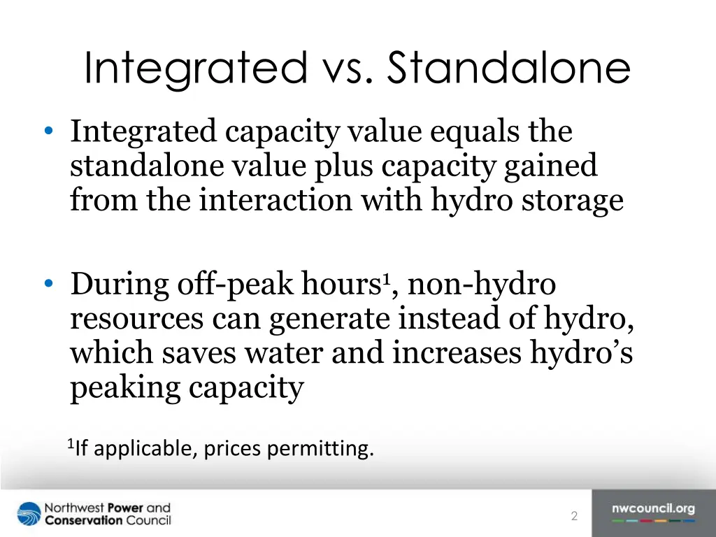 integrated vs standalone