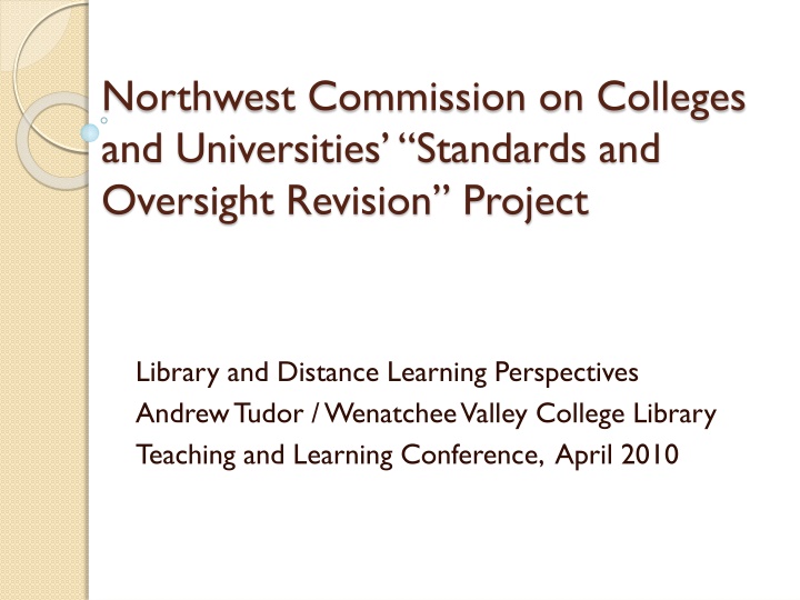 northwest commission on colleges and universities