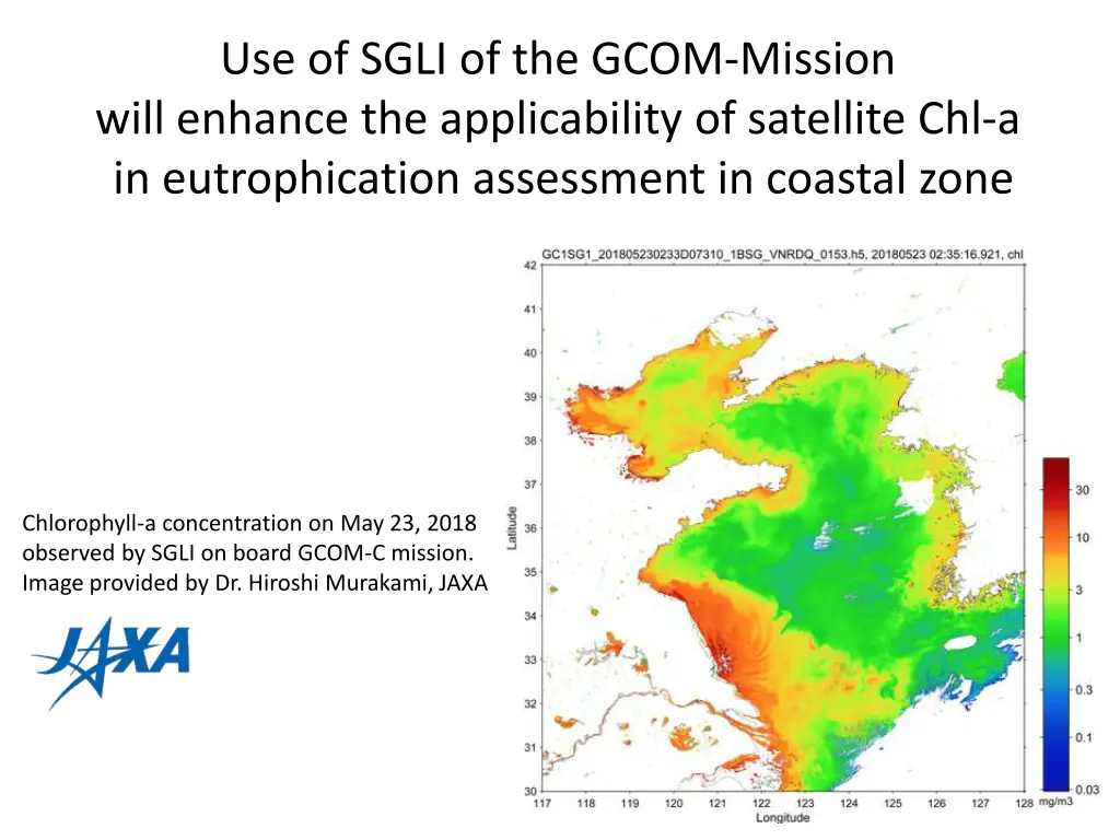 use of sgli of the gcom mission will enhance