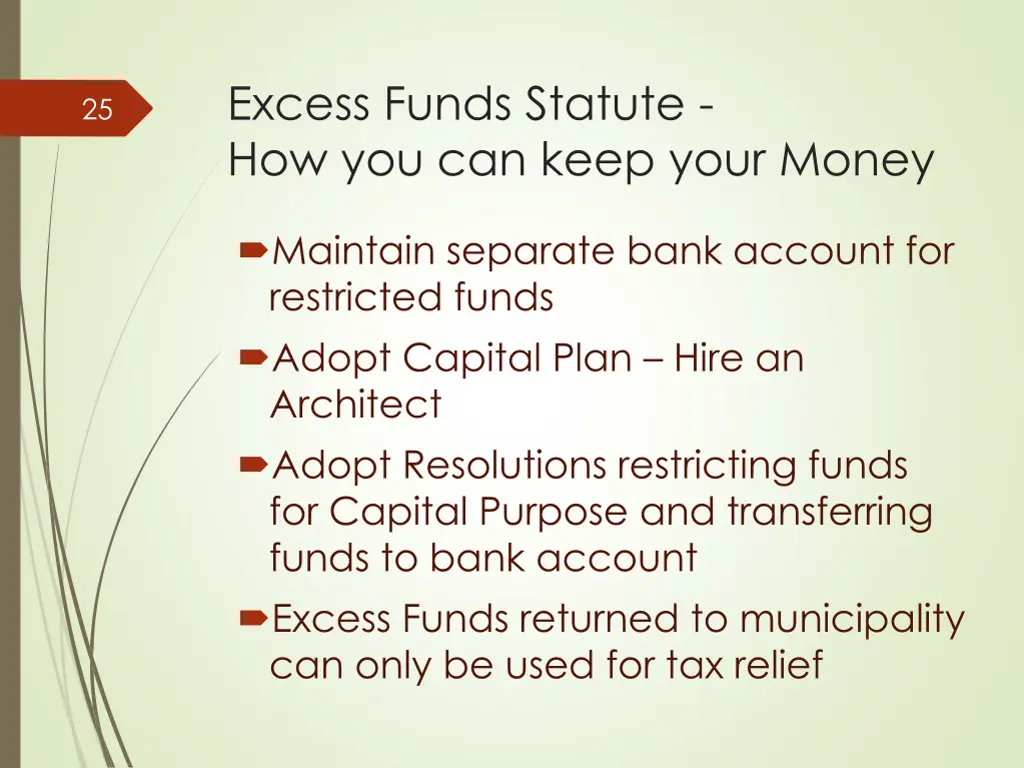 excess funds statute how you can keep your money